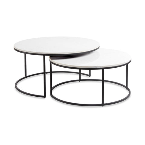 Amelia Black Nesting- Coffee Table XC (Set of Two)