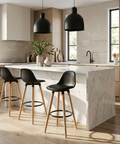 Black counter stool