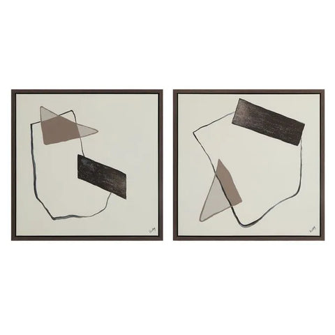 Lacadie - Art Canvas (Set of Two) Renwil