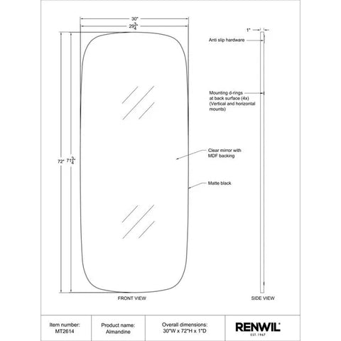 Almandine - Mirror Renwil