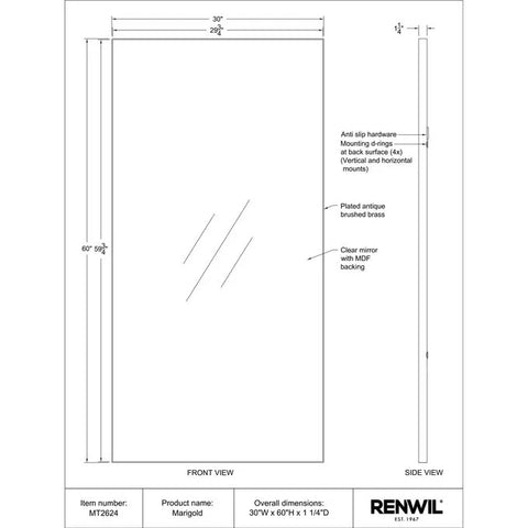 Marigold - Mirror Renwil