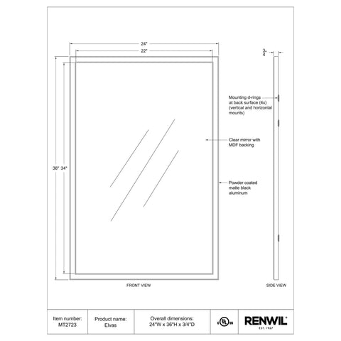 Elvas - Mirror Renwil