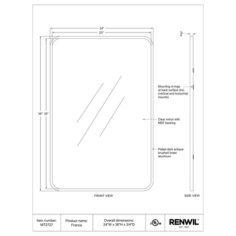 Franca - Mirror Renwil