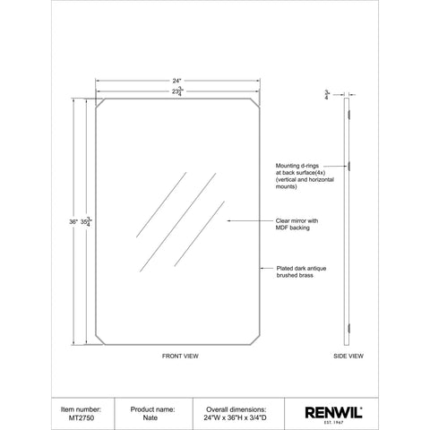 Nate - Mirror Renwil