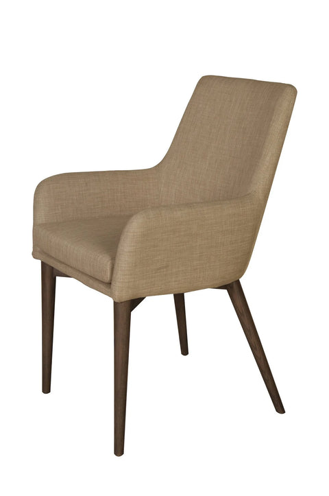 Fritz Beige Arm - Dining Chair LH (Set Of Two)