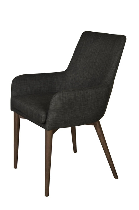 Fritz Dark Grey Arm - Dining Chair LH (Set Of Two)