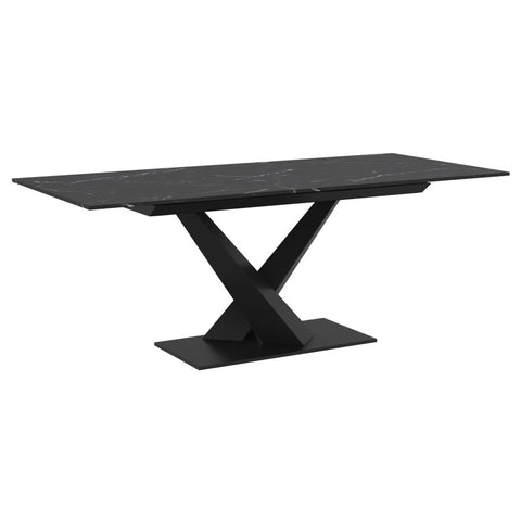 Julius Black Extension - Dining Table