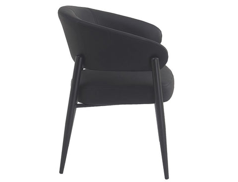 Bronson Black - Dining Chair WW (Set Of Two)