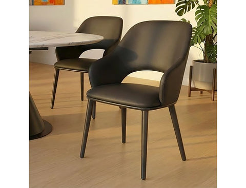 Denzel Black - Dining Chair WW (Set Of Four)