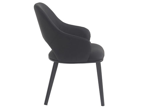 Denzel Black - Dining Chair WW (Set Of Four)
