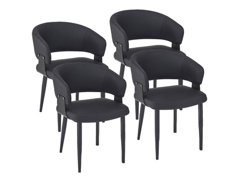 Sloane Black - Dining Chair WW (Set Of Four)