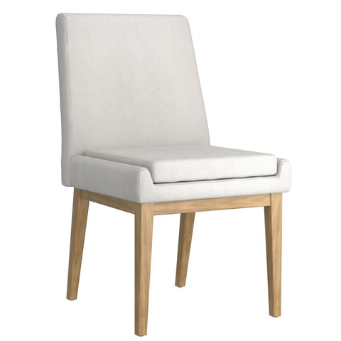 Cortez Beige Wood Legs - Dining Chair WW (Set Of Two)