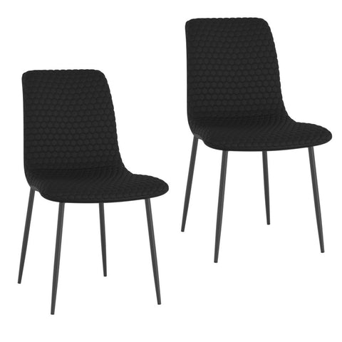 Brixx Black - Dining Chair WW (Set Of Two)