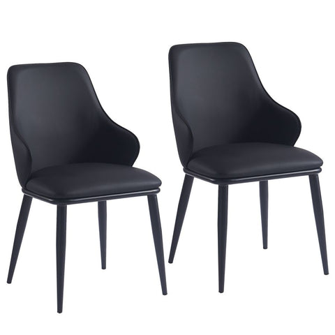 Kash Black - Dining Chair WW (Set Of Two)