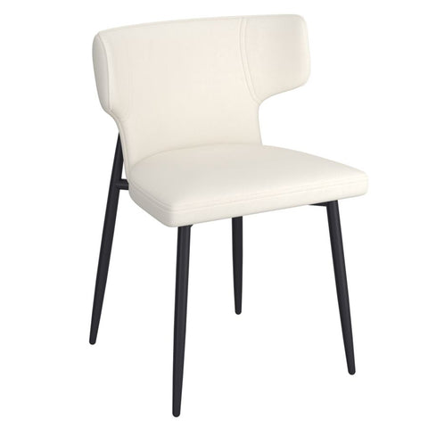 Olis Beige Faux Leather - Dining Chair WW (Set Of Two)