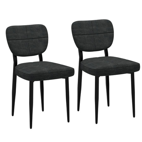 Zeke Charcoal - Dining Chair WW (Set Of Two)