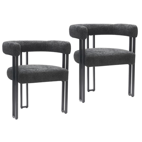 Scarlet Charcoal - Dining Chair WW (Set Of Two)