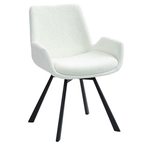 Signy Swivel Ivory - Dining Chair WW (Set Of Two)