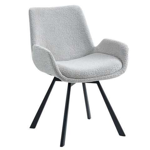 Signy Swivel Light Grey - Dining Chair WW (Set Of Two)