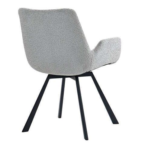 Signy Swivel Light Grey - Dining Chair WW (Set Of Two)