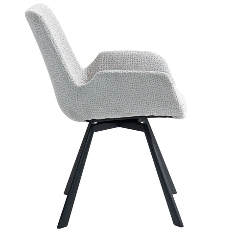 Signy Swivel Light Grey - Dining Chair WW (Set Of Two)