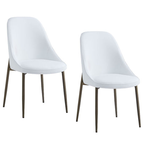 Cleo White - Dining Chair WW (Set Of Two)