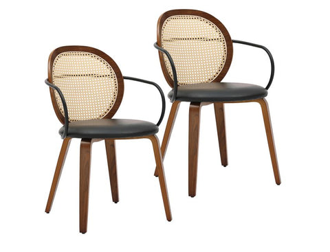 Orias Walnut - Dining Chair WW (Set Of Two)