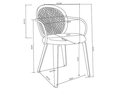 Orias Walnut - Dining Chair WW (Set Of Two)