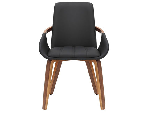 Caspian Black - Dining Chair WW (Set Of Two)
