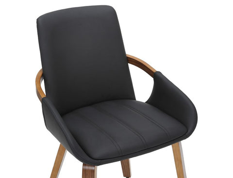 Caspian Black - Dining Chair WW (Set Of Two)