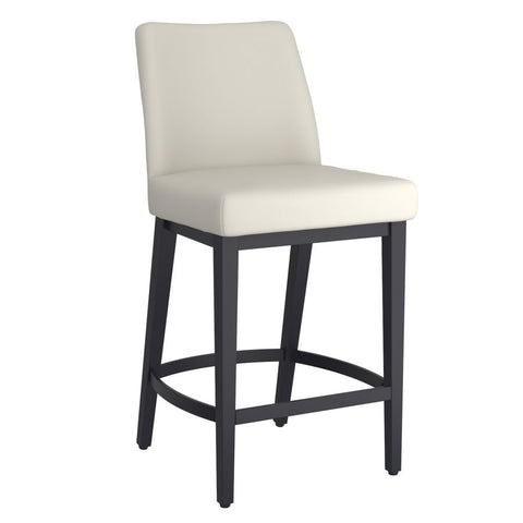 Jace Beige With Black Legs - Counter Chair WW (Set Of Two)