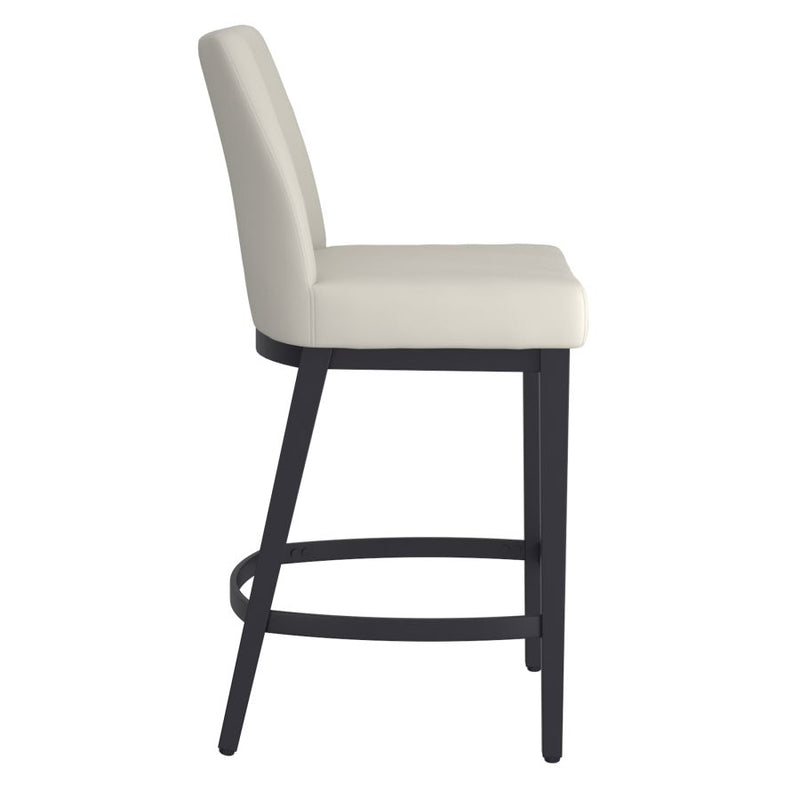 Jace Beige With Black Legs - Counter Chair WW (Set Of Two)