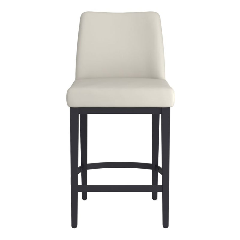 Jace Beige With Black Legs - Counter Chair WW (Set Of Two)