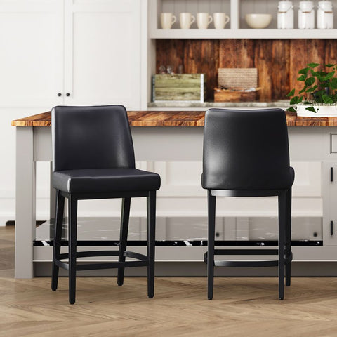 Jace Black - Counter Chair WW (Set Of Two)