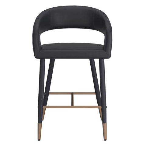 Crimson Black - Counter Chair WW (Set Of Two)