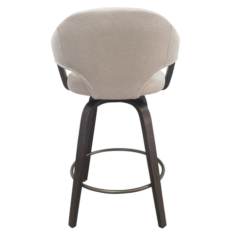 Freya Toffee With Walnut - Counter Chair WW (Set Of Two)