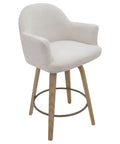 swivel upholstered counter chair
