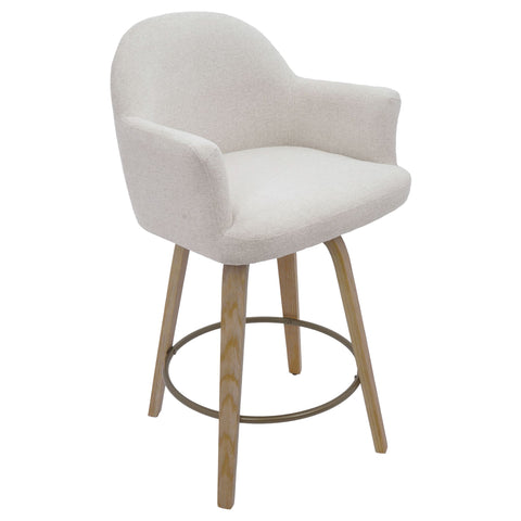 swivel upholstered counter chair