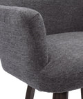 charcoal fabric swivel counter chair