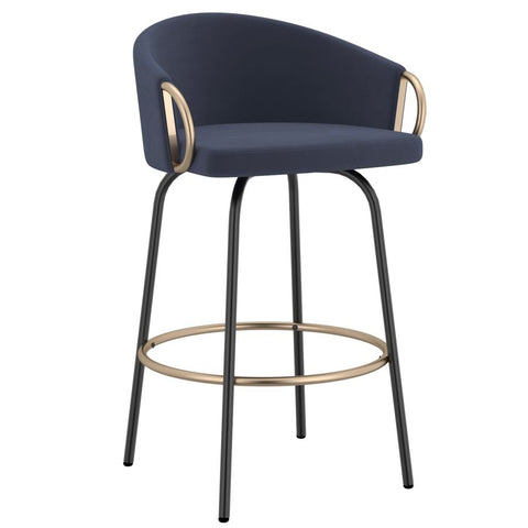 Lavo Blue - Counter Chair WW (Set Of Two)