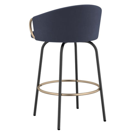 Lavo Blue - Counter Chair WW (Set Of Two)