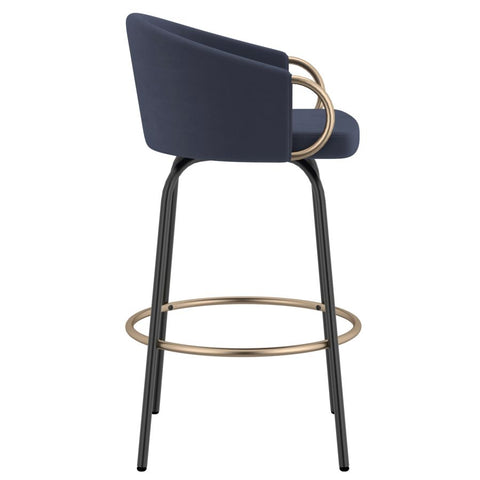 Lavo Blue - Counter Chair WW (Set Of Two)