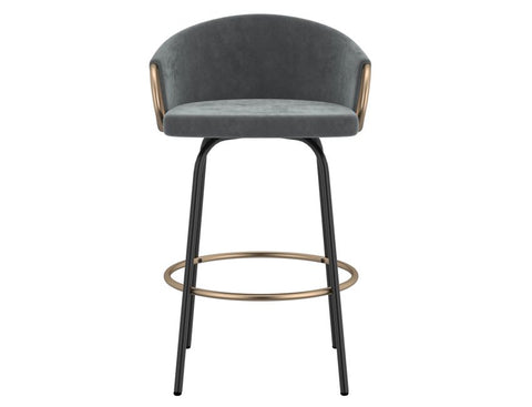 Lavo Grey - Counter Chair WW (Set Of Two)