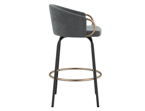 Lavo Grey - Counter Chair WW (Set Of Two)