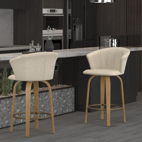 Tula Beige - Counter Chair WW