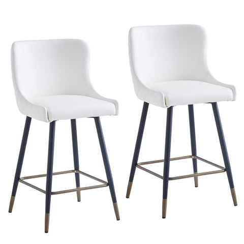 Xander White -Counter Chair WW (Set Of Two)