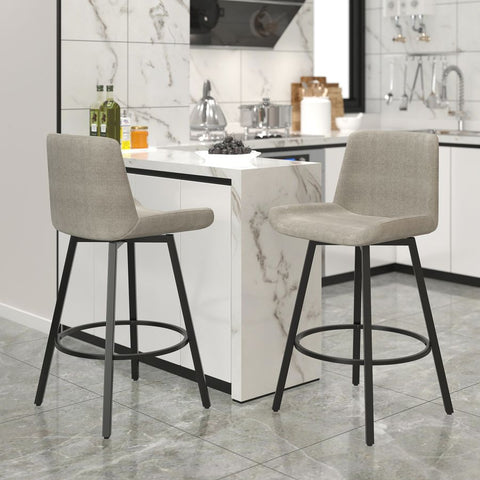 Fern Grey - Counter Chair WW (Set Of Two)