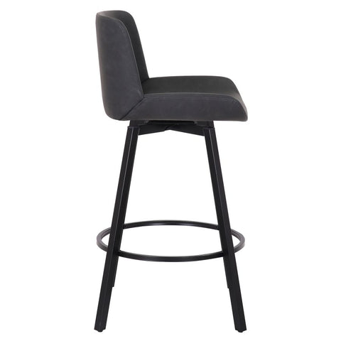 Fern Charcoal - Counter Chair WW (Set Of Two)