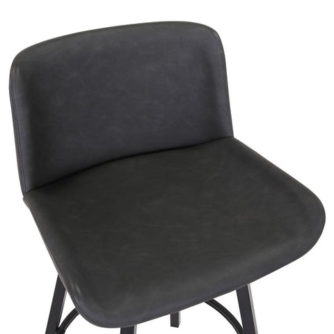 Fern Charcoal - Counter Chair WW (Set Of Two)