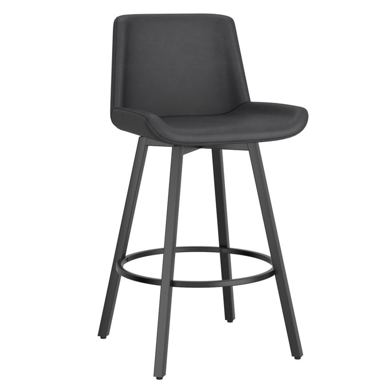 Fern Charcoal - Counter Chair WW (Set Of Two)